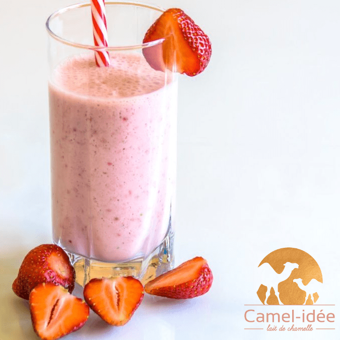 Smoothie aux fraises