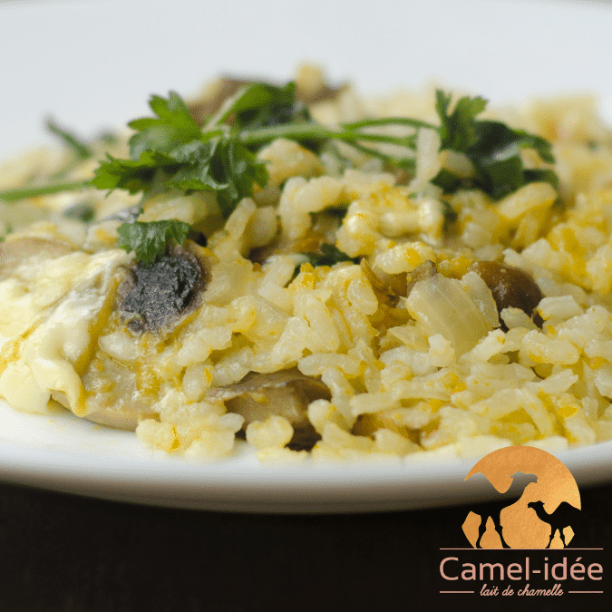 Risotto aux cèpes et lait