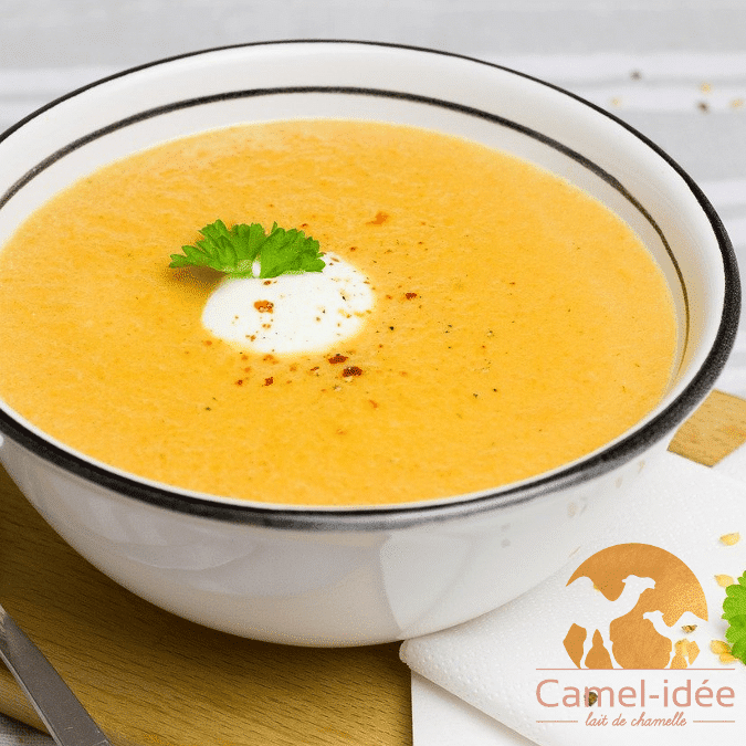 Consommé de potiron au lait